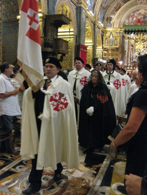 Misa solemne en la co-catedral de San Juan, Valletta